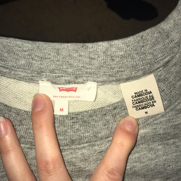 LEVIS Cropped Sweatshirt - Picture 4 of 5